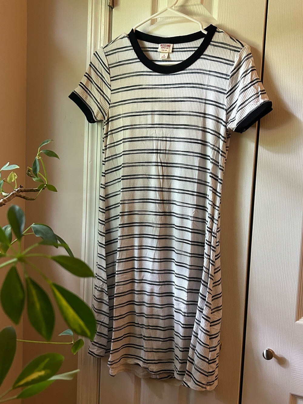 B&W Striped Mossimo Skater Dress